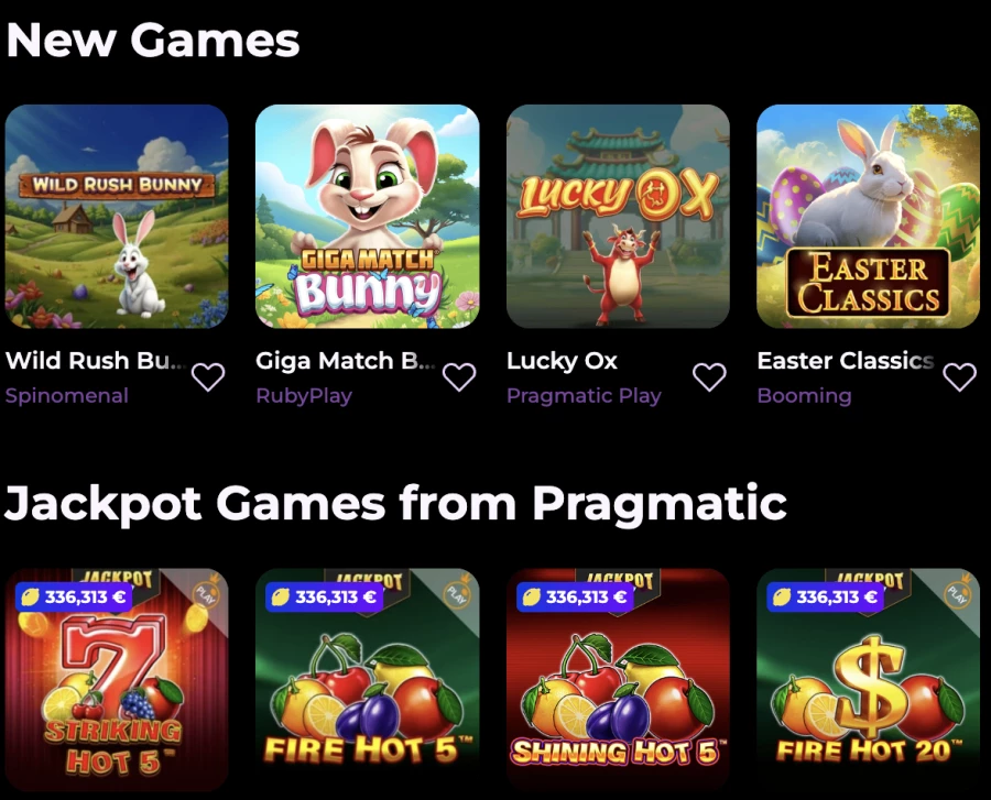 Spinmama game providers